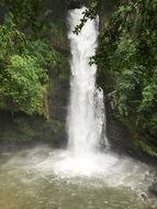 waterfall landscape in highlands