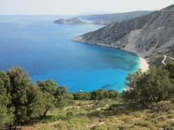 panoramic view of the picturesque coastline