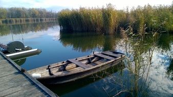 boat on the water view