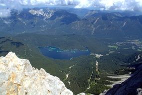 panorama of the Zugspitze