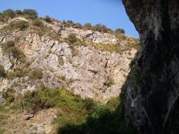 scene of Summer rocks in Calabria