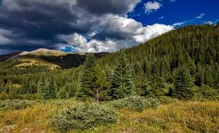 dramatic Colorado Rocky Mountains landscape