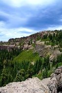 cliffs forest environment