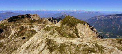 panoramic view of small dolomites