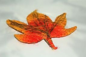 Fake Autumn Golden leaf