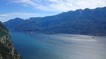 Garda Mountains summer panorama