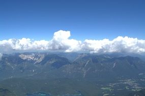 picturesque and pretty Wetterstein Mountains