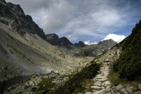 Dark mood Slovakia Tatry Landscape