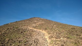 Picture of path on a mountain