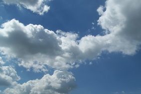 Summer cloudy sky