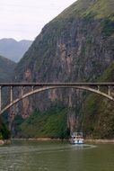 Gorge canyon, river and mountains