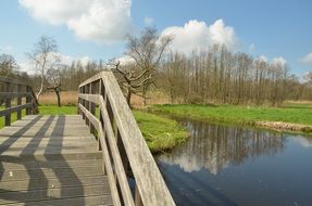 bridge over the river in the netherlands