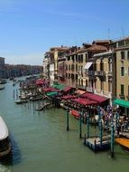 canal panorama in Venice