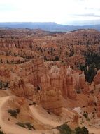 panoramic view of bryce canyon in utah