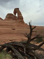 red sandstone in Moab, Utah