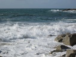 wild coast in finistere