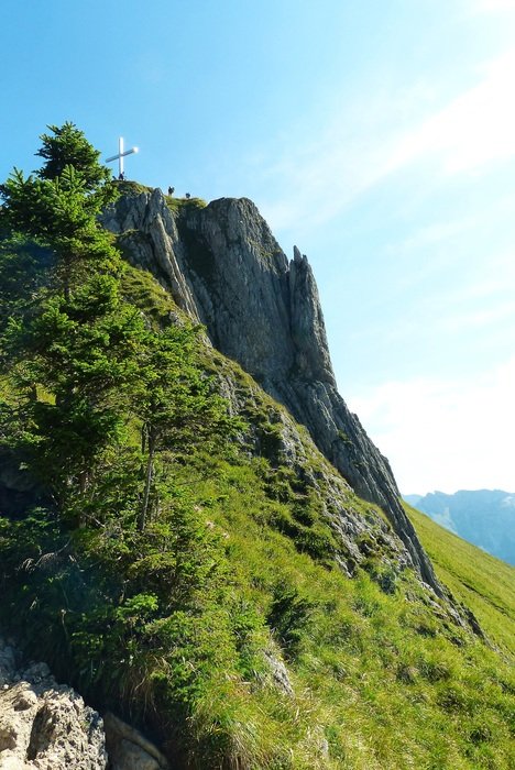 view of tegelberg in summer