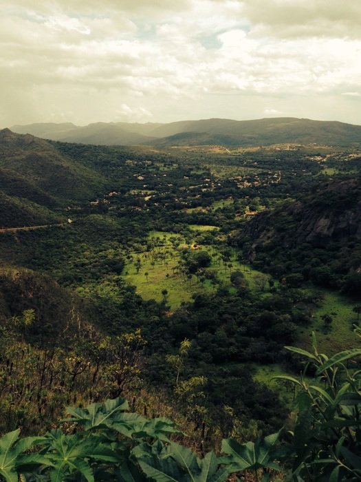 panorama of the nature of spain in serra