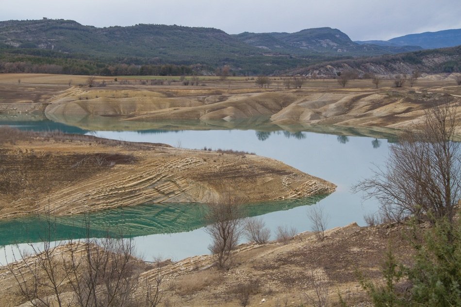 landscape of river near Huesca