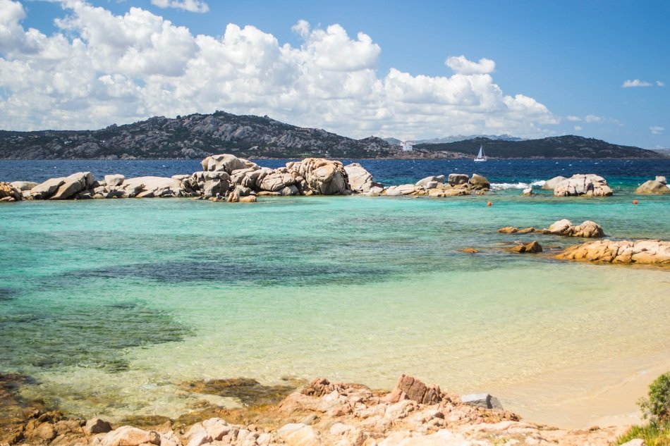 scenery Landscape with colorful sea, Italy