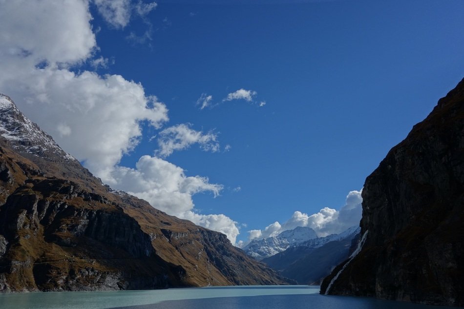 river among the mountains in switzerland