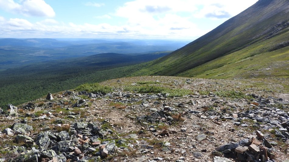stone field in the Sånfjället national park