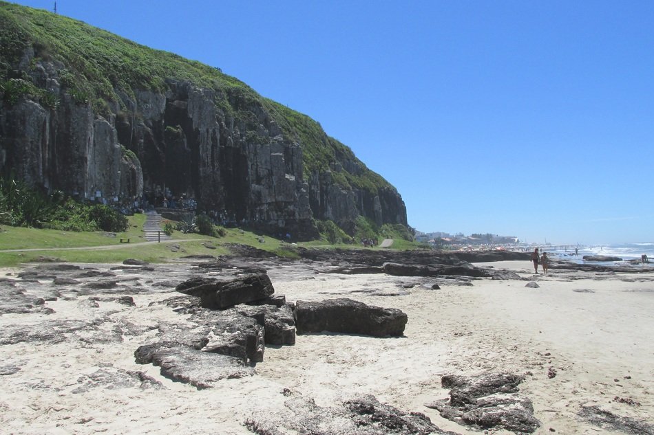 Landscape of the beach in Brazil