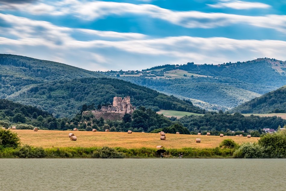 distant view of the village of Ruzina Divin