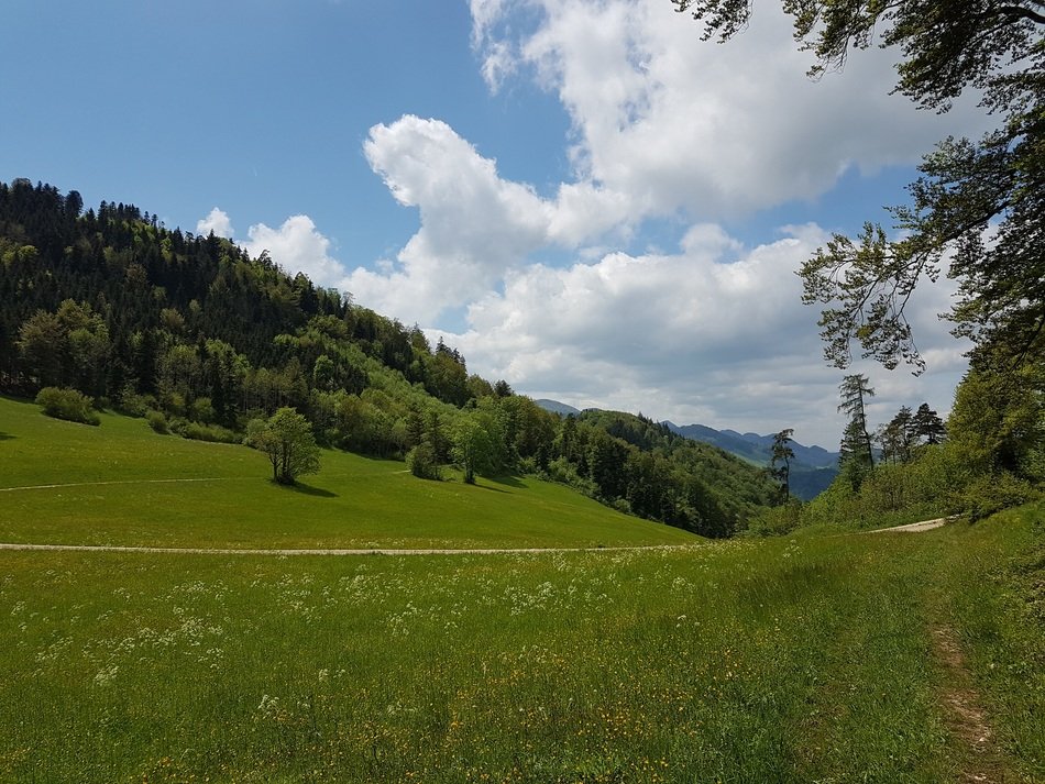 Scenic landscapes in the Eptingen region of Switzerland
