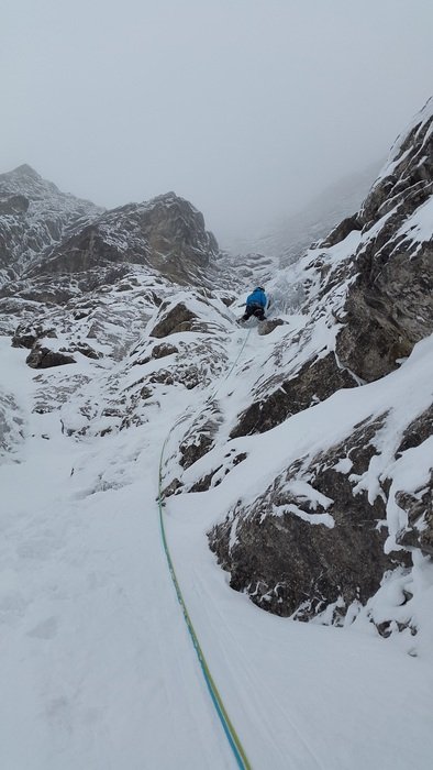 mountaineering in the alps