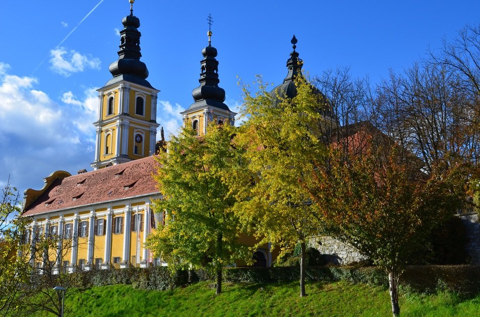 landscape view of Maria Trost Austria at summer