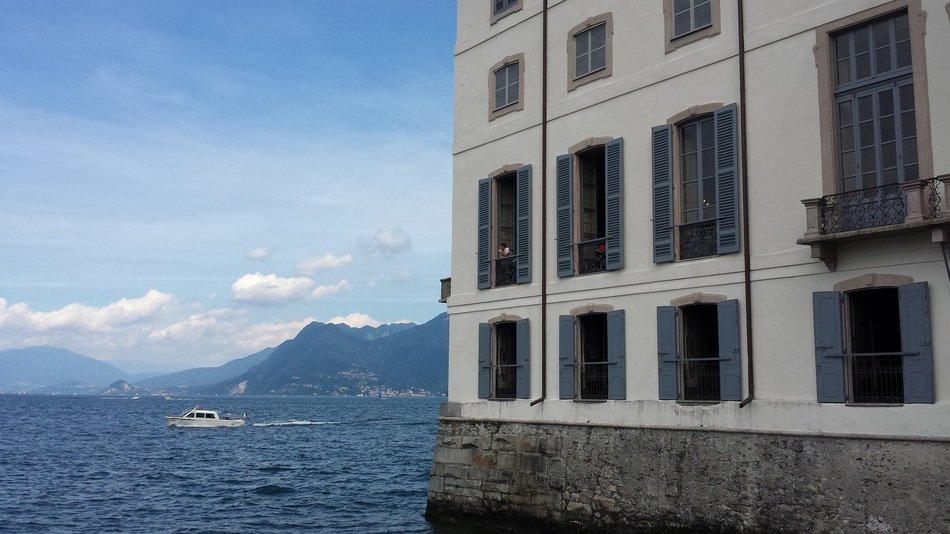 Hotel on the shores of Lake Lago Maggiore