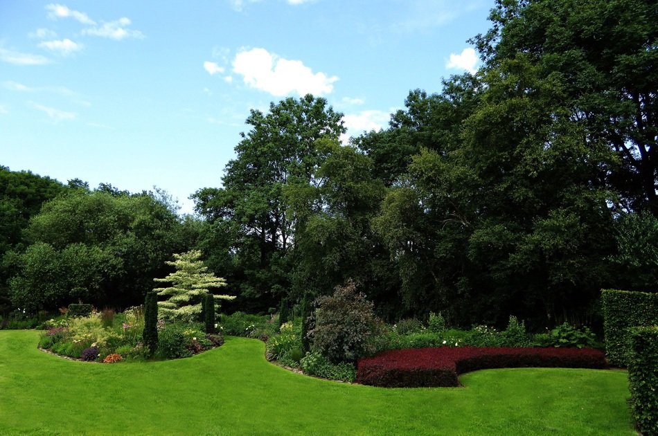 Ornamental Garden at spring