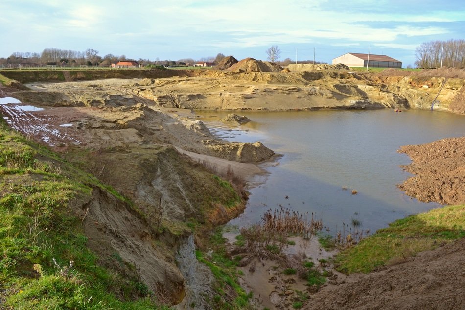 Landscape of Sand Extraction