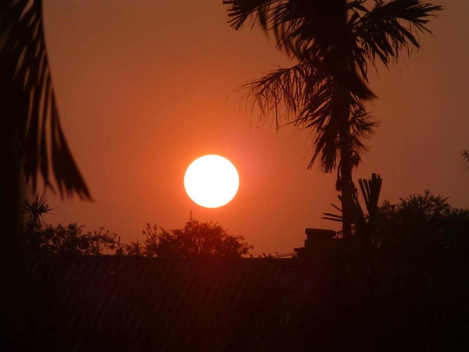 picturesque and pretty Orange Sunset