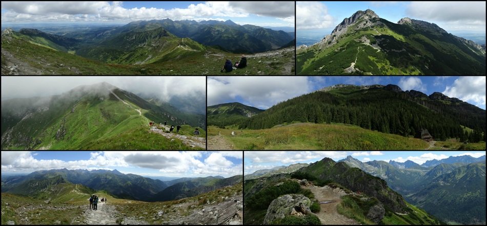 Tatry mountains collage
