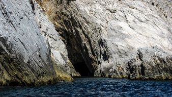 natural sea cave in skiathos