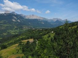 Landscape od idyll mountains