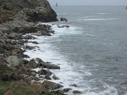 wild Atlantic shore