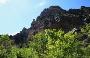 canyon near the mountain