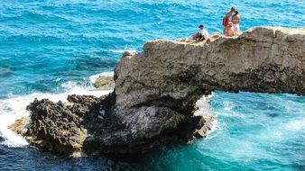 wonderful natural arch in Ayia Napa