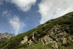 panoramic view of slovak tatras