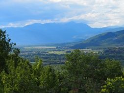 Green landscape in Italy