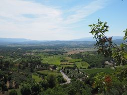 distant view of luberon