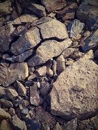 stones like landscape