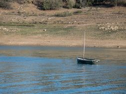 fishing boat in Malaga on a sunny day