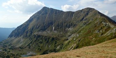 panoramic view of the green Tatras on a sunny day