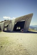 tourist attraction in the dolomites in south tyrol