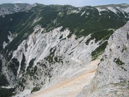 Landscape of natural mountains