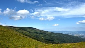 Silesian Beskid in Poland